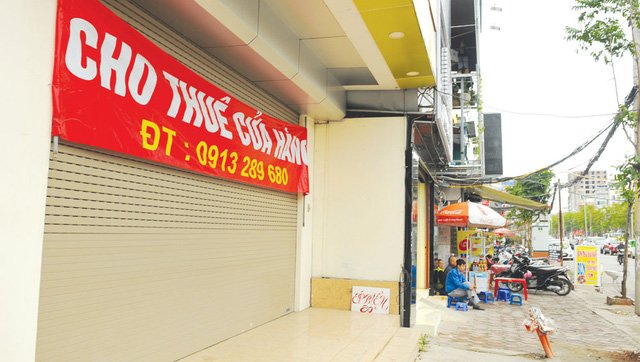 Giá thuê cửa hàng, nhà mặt phố Hà Nội giảm mạnh