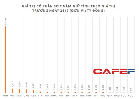 Nguồn: SCIC, Cafef tổng hợp