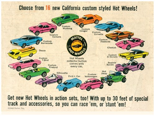 Hot Wheels làm 6 tỷ chiếc xe đồ chơi trong 50 năm qua