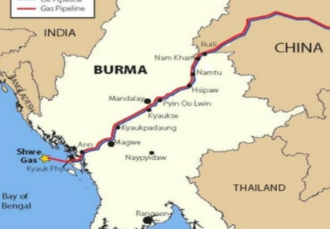 Trung Quốc tái khởi động đường ống dẫn dầu ở Myanmar