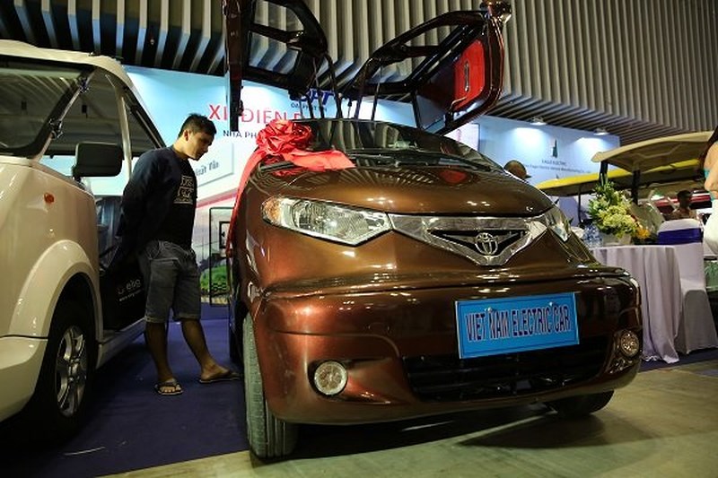 Ô tô điện 'made in' Việt Nam hút khách tại triển lãm quốc tế  - ảnh 3