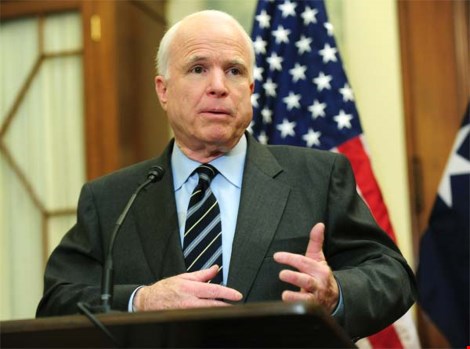 John McCain: ‘Mỹ nên trừng phạt Trung Quốc vì vấn đề biển Đông’