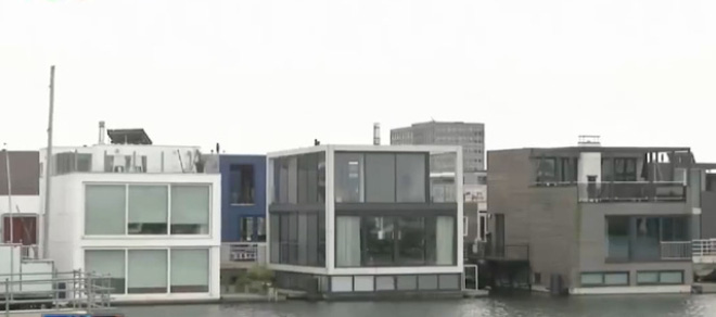 Nhà nổi tại Hà Lan - Giải pháp cho tình trạng thiếu đất xây nhà