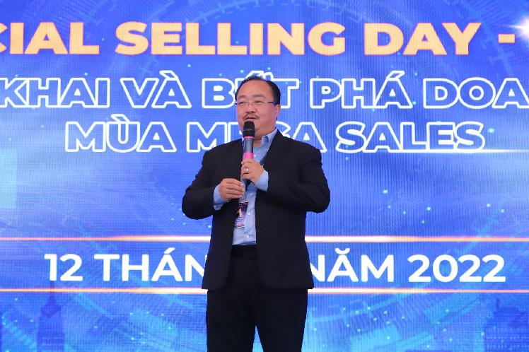 ong nguyen ngoc dung - chu tich hiep hoi thuong mai dien tu viet nam (vecom) mo dau cho su kien social selling day 2022